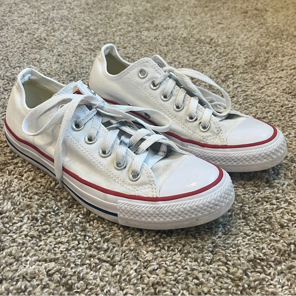 White Low-Top Converse